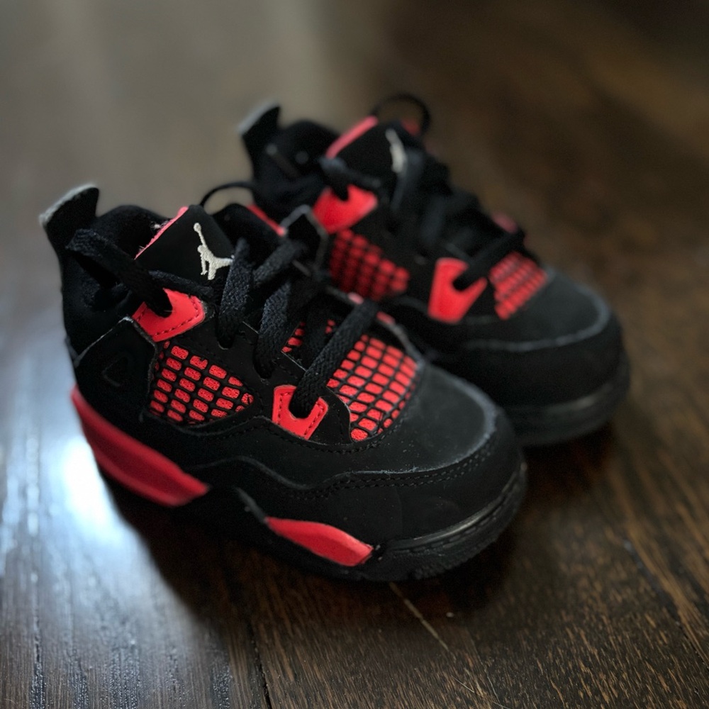 Air Jordan 4 Retro TD “Red Thunder”6C